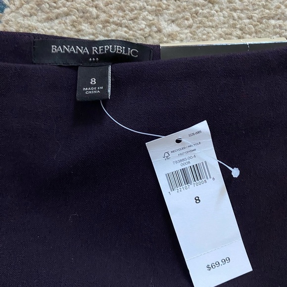 Banana Republic Dark Purple Skirt - Picture 2 of 3